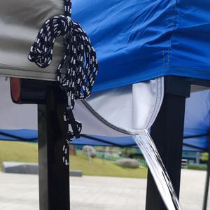 10 Ft Canopy Rain Gutter for Pop Up Canopy, Tent Accessories for Rains, Drainage on Both Sides of Canopy Gutter(Silvery White)