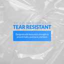 Reli. 40 to 45 Gallon Trash Bags Heavy Duty | 50 Trash Bags | Super Sizeable, Clear, Garbage for Serious Cleanup