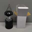 Lichamp 4 Pack LED Camping Lanterns, Battery Powered Camping Lights LED Collapsible Flashlight Portable Emergency Supplies Kit, A4BK (Black)