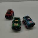 3Pack Monster Truck Toy - Toy Truck with Flashing LED Wheels - Light-Up Cars for Toddlers - Birthday Gift for Boys Girls - Friction-Powered
