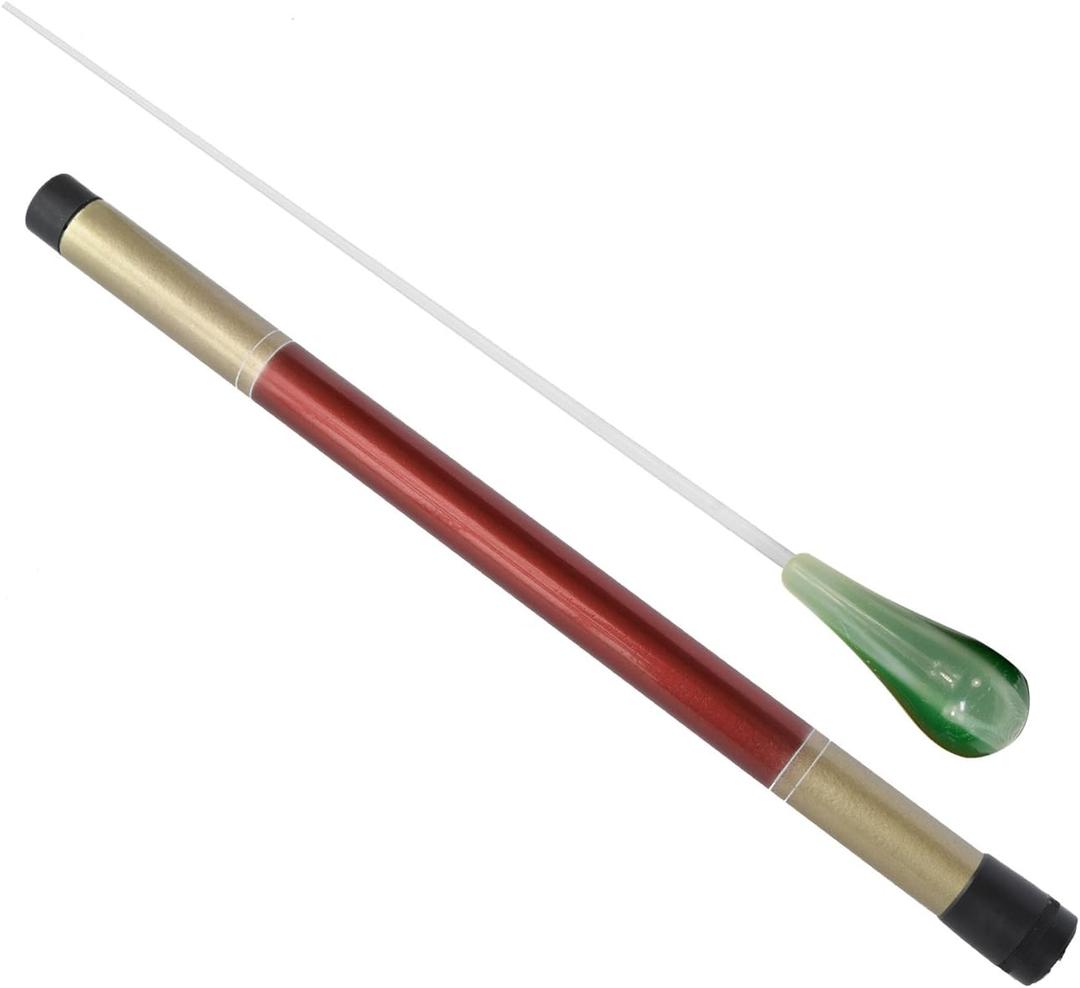 Music Baton Orchestra Baton Imitation Agate Handle Music Conducting Baton (Green Handle)