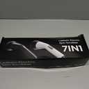 Leebein Electric Spin Scrubber, 2026 Upgraded Cordless Cleaning Brush Bathroom Scrubber, IPX7 Waterproof Electric Scrubber with 7 Brush Heads, Extendable Long Handle Power Scrubber for Bathtub Floor (Pure Black)