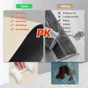 Diatomaceous earth bath mat Rubber Non Slip Super Absorbent Bath Mat Quick Dry Bathroom Rugs Thin Bathroom Floor Mats Fit Under Door- Shower Rug for in Front of Bathtub Shower,Beige, 15.7"*23.6"