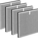 4-Pack 3-in-1 Purezone Replacement Filter, Compatible with Pure Enrichment PureZone Air Purifier, H13 Grade True HEPA Filter, Part#PEAIRFIL