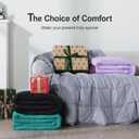 Lofus Weighted Blanket for Adults 12 lbs 60"x 80" Queen Size, Breathable All-Season Weighted Heavy Blankets, Soft Microfiber with Premium Glass Beads for Sleeping, Grey