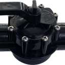 4724 4716 263038 2 Port 1.5 & 2 Inch Positive Seal Valve Replacement for Spa Diverter Valve (Black)
