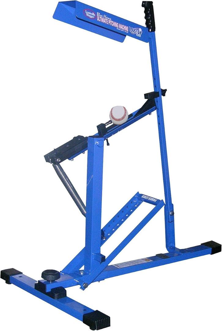 Louisville Slugger Blue Flame Pitching Machine, ‎33 x 9.45 x 6.5 inches