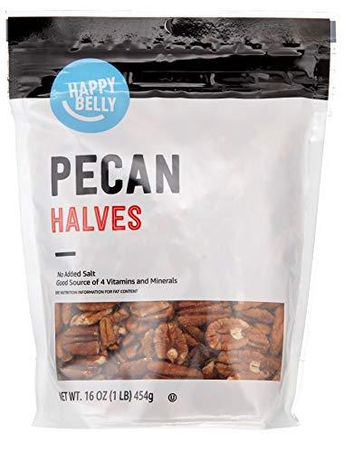 Amazon Brand - Happy Belly Pecan Halves, No Added Salt, 16 ounce (Pack of 1)and Love Crunch Organic Dark Chocolate & Red Berries Granola, 11.5 oz (Pack of 1), Non-GMO, Fair Trade, by Nature's Path, Best By: 2025 Aug 31   Amazon Brand - Happy Belly Pecan Halves, No Added Salt, 16 ounce (Pack of 1)and Love Crunch Organic Dark Chocolate & Red Berries Granola, 11.5 oz (Pack of 1), Non-GMO, Fair Trade, by Nature's Path, Best By: 2025 Aug 31