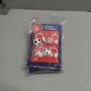 3 x U.S. Soccer Straw Toppers: Official Licensed Product, 4 Count Silicone Straw Covers, Soccer Ball and Logo Designs, Fits 9-10mm Straws, Reusable Straw Caps for Drinks and Travel