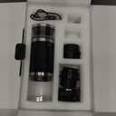 Hobsir Portable Electric Espresso Maker, Travel Coffee Machine for Camping, Car Coffee Maker with Frothing Base, USB-C, 3in1 Capsule, Portable Small Espresso Coffe Machine for RV, Hiking, Office Black