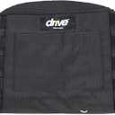 Drive Medical Adjustable Tension Back Cushions, Black, 16 21 Wheelchairs