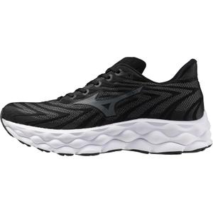 Mizuno Men's Wave Sky 8 Men's (10.5 Wide, Black/Metallic Grey)