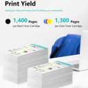 202A Toner Cartridges High Yield Replacement for HP 202A Ink CF500A Compaitble for Color Laser Pro MFP M280nw M281fdn M281fdw M281cdw M254nw M254dw M254dn Printer 4-Pack(BK/C/Y/M)