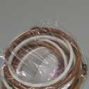 PATIKIL 5 Pieces 6 Inch Embroidery Hoops Frame Round Imitated Wood Circle Cross Stitch Hoop Ring for Embroidery Art Craft Handy Sewing Decoration