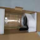 Mason Jar Pitcher - Airtight & Leakproof Glass Pitcher with Lid, Perfect for Breastmilk, Cold Brew, and Sun Tea, 2 Quart (64 oz) 1/2 Gallon Mason Jar with Pour Spout Lid