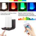 HONWELL Wall Lamp Battery LED Wall Sconces Indoor Multi Color Wall Sconce Light Fixture for Room Lighting, Stick Lights for Hotel Hallway Bathroom,12 Colors,Remote Controlled