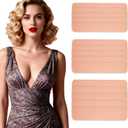 2 x Boob Tape for BIg Breast Lift, 15 Pcs Sticky Boob Tape for Push-up Large Breast Support Lift, Wowen Body Tape for A-G Cup Beige