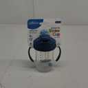 Dr. Brown's Milestones Baby's First Straw Cup, Training Cup with Weighted Straw, 9oz/270mL, Dark Blue, BPA Free, 6m+