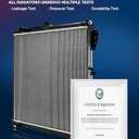 KAX CU13398 Engine Cooling Radiator, Compatible with 2015 Escalade, Escalade ESV, Tahoe, Suburban, Yukon, Yukon XL, 2014-2015 Silverado/Sierra 1500 5.3/6.2L, (w/o Max Trailer Package)