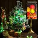 100Pcs Balloon Lights with Lanyard, Balloons Light for Party Decorations,Paper Lantern,Easter Eggs,Birthday Party,Halloween Christmas Decoration(Glow steadily Warm White)