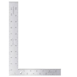Mr. Pen- Framing Square, 8 x 12 Inch, Silver, Right Angle Ruler, L Shape Ruler, Metal Square