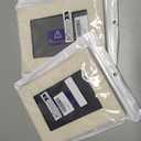 2 x Textured Picture Frame with Stand, PU Leather, Multiple Colors Available(White)