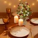 17.7" Daisy Heart Table Tree Decorative with Red Heart Floral Berry, 20 LED Light UP Small St Patricks Day Trees for St Patricks Day Party Home Table Centerpiece Spring Decor (1 Pcs)