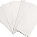 Bread Towels for Proofing Cover - 100% Organic Cotton Bread Cloth for Rising - Breathable Tea Towel for Bread Making - Unbleached Baking Towels - Bread Basket Cloth Napkin - 27"x27" (Natural - 5 Pack)
