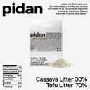 pidan Cassava Cat Litter with Tofu Litter clumping,Odor Control,Plant-Based Natural Ingredients,Ultra Absorbent and Fast Drying,Low Dust,Scented (5.3lb1bag)