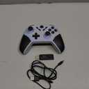 Wireless PC Controller with Hall Effect Joysticks & Triggers, 1000Hz Polling Rate, Trigger Locks, Bluetooth Pro Gaming Controller for PC/Steam/Luna/Tesla - 4 Macros and Turbo, Dynamic RGB, Silver