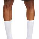 Fruit of the Loom mens Dual Defense Crew Socks (12 Pack) (White)