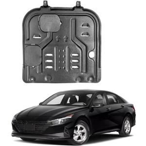 Engine Splash Shield Fit for Hyundai Elantra 2021-2024 Engine Case Guard Under Engine Cover Compatible with Elantra 2022-2023 Front Engine Guard Mud Flaps Including Screw Hardware