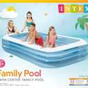 Intex: Swim Center Family Pool - 120 x 72 x 22 - Blue - Inflatable Pool, Splash & Wade, Backyard Water Play, Vinyl, Wide Side Walls, 277 Gal, Kids 6+