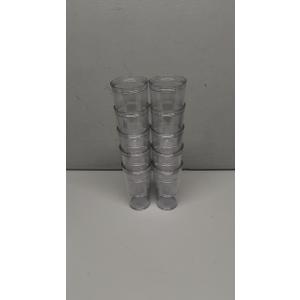 Glass Plastic Cups (Pack Of 10)