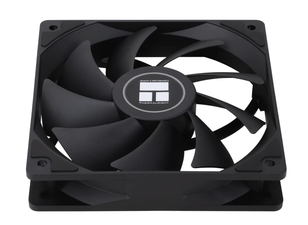 Thermalright TL-C12C X3 CPU Fan 120mm Case Cooler Fan, 4pin PWM Silent Computer with S-FDB Bearing Included, up to 1550RPM Cooling 