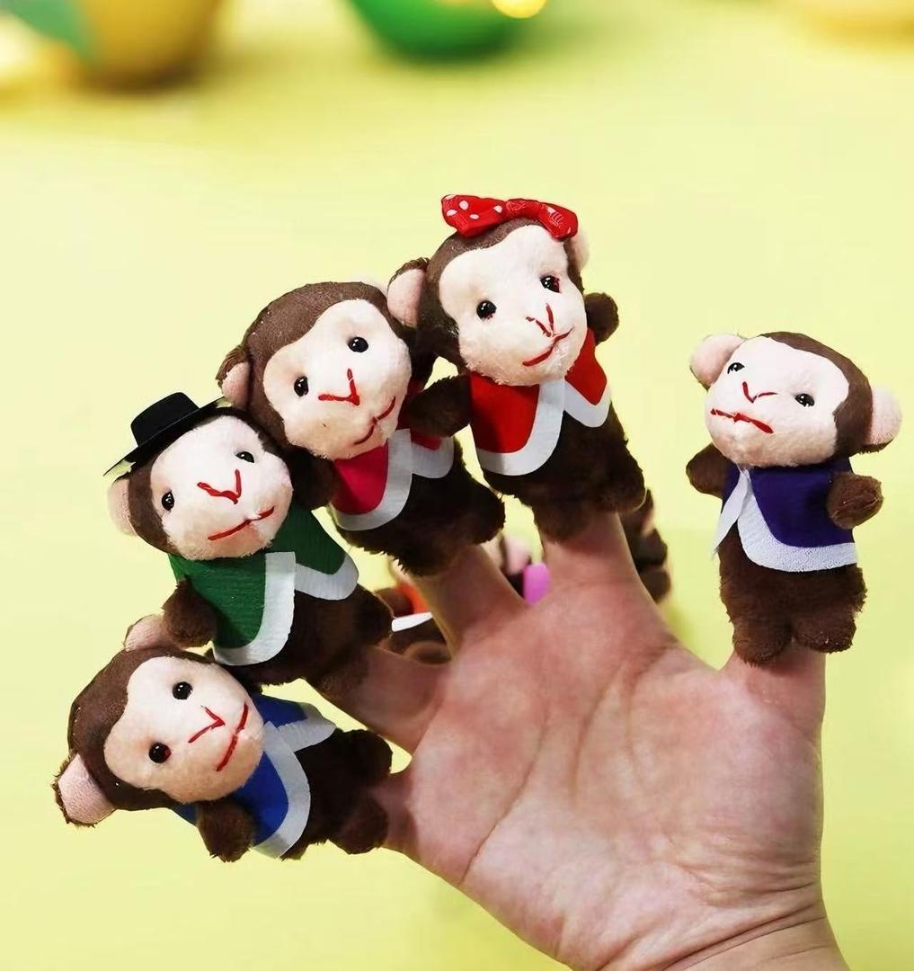 5 Little Ducks Finger Puppets for Kids, 6 Pack Plush Finger Puppets Toy, Storytelling Theater Role Play, Bedtime Story for Toddlers, 
5 Little Monkeys Finger Puppets for Kids, 7 Pack Plush Finger Puppets Toy, Storytelling Theater Role Play, Bedtime Story for Toddlers