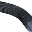 JET 4" x 10ft  Dust Collection Hose (JW1031),Black