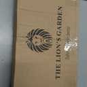 The Lion's Garden Swing with Tree Straps (32 cm Straps Carbonized Wooden Swing 17.7in)