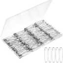 Mr. Pen Oversize Safety Pins - 2.2 Inch, 300 Pack, Heavy Duty for Clothes