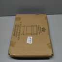 Apicizon 3 Tier End Table, Record Player Stand with Storage Shelf, Wooden Vinyl Record, Nightstand Bedside Table for Small Spaces, Bedroom, Living Room, Easy Assembly, Natural (1 Set)