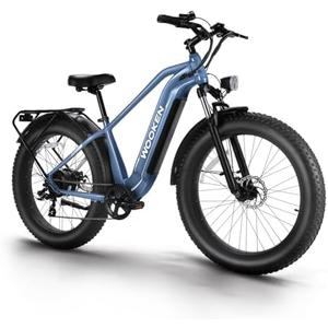 Wooken Gale Electric Bike 26" x 4.0 Fat Tire Electric Bike, EBike for Adults with 48V 1500W Peak Removable Battery, Up to 20 Mph 60Miles Ebikes,7 Speed, SGS UL2849