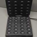 24 Walnut Cookie Maker, Non Stick Double Sided Walnut Cookie, Electric Maker Mold Maker Mini Nut Waffle Bread Machine Sandwich Iron,Toaster Baking