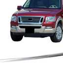 CarPartsDepot Hood Panel Molding Chrome Trim Compatible for 2006-2010 Ford Explorer FO1235105 6L2Z16856AA