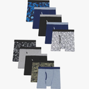 Hanes Boys' and Toddler Underwear, Comfort Flex and ComfortSoft Boxer Briefs, Size L