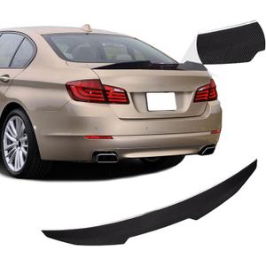 Rear Spoiler Wings for BMW 5 Series F10 4 Door Sedan & F10 M5 2010-2016 Trunk Spoiler Wing Trunk Tail Rear Trunk Lid,Carbon Fiber Style Performance