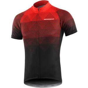 BERGRISAR Men's Cycling Jerseys Short Sleeves Bike Shirt (Medium, 8006red)