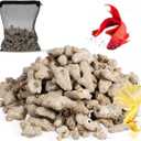 BESPORTBLE Fish Tank Filter Media Natural Crushed Coral for Freshwater Aquarium Reusable Coral Aquarium Substrate with Mesh Bag Ph Stabilizer and Pond Filter Media for Aquatic Pets