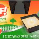 OFF! Backyard Citronella Scented Candle, Ambiance Enhancing Centerpiece, Burns for up to 25 Hours, 8 oz (Pack of 2)