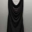 Women's Sexy Collar Detail Crisscross Backless Ruched Cami Pencil Mini Dress Sleeveless Short Dresses for Women, Small