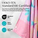 Joiedomi Unicorn Hooded Towels for Kids Soft 100% Cotton Kids Beach Towel 30" x 50" for 3-10 Years Boy Girl Beach Hooded Poncho Absorbent Pool Toddler Swim Bath Wrap, Pink Unicorn